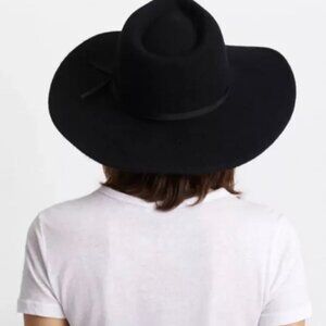 Brixton Ashley Felt Hat Fedora in Black
